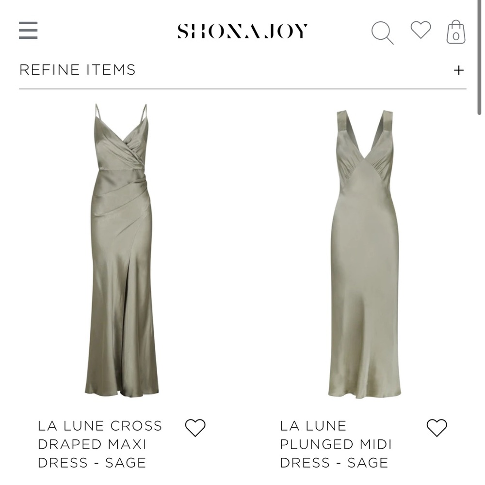 SAGE SHONA JOY SATIN DRESS ✨